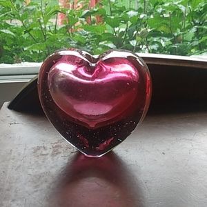 Blown glass  flower vase